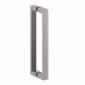 Image of Crosswater: Asura Shower Enclosure with Hinged Door and Side Panel (8mm, Brushed Stainless Steel)