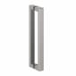 Image of Crosswater: Asura Shower Enclosure with Hinged Door and Side Panel (8mm, Brushed Stainless Steel)