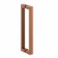 Image of Crosswater: Asura Shower Enclosure with Hinged Door and Side Panel (8mm, Brushed Bronze)