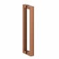 Image of Crosswater: Asura Shower Enclosure with Hinged Door and Side Panel (8mm, Brushed Bronze)