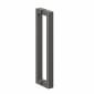 Image of Crosswater: Asura Shower Enclosure with Hinged Door and Side Panel (8mm, Slate)