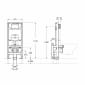 Image of Roca: Duplo ONE Free-standing Installation System with Cistern and Frame for Solid Floor (AG)