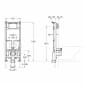 Image of Roca: Duplo ONE Installation System with Cistern and Frame for Roca In-Wash Smart Toilets (AG)