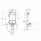 Image of Roca: Duplo ONE Compact Depth Concealed Cistern for Solid Wall Installation Only (AG)