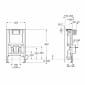 Image of Roca: Duplo S Low Height (Under Window) Installation System with Cistern and Frame (AG)