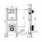 Image of Roca: Duplo S Full Height Installation System with Cistern and Frame (AG)