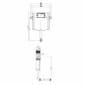 Image of Roca: Duplo S Under Window Adjustable Concealed Cistern (AG)