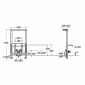 Image of Roca: Duplo S Under Window Bidet Frame