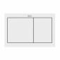 Image of Roca: Duplo S PS1 Dual Flush Operating Plate