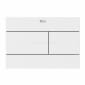 Image of Roca: Duplo S PS2 Dual Flush Operating Plate