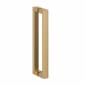 Image of Crosswater: Asura Infold Shower Door with Side Panel (8mm, Brushed Brass)