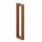 Image of Crosswater: Asura Infold Shower Door with Side Panel (8mm, Brushed Bronze)