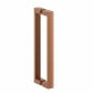 Image of Crosswater: Asura Infold Shower Door with Side Panel (8mm, Brushed Bronze)