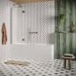 Image of Crosswater: Asura Fully Folding Bath Screen (8mm)