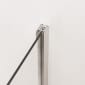Image of Crosswater: Clear 6 Pivot Shower Door with Side Panel (6mm)