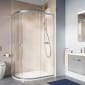 Image of Crosswater: Clear 6 Quadrant Single Shower Door (6mm)