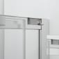 Image of Crosswater: Clear 6 Quadrant Single Shower Door (6mm)