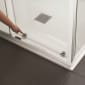 Image of Crosswater: Clear 6 Quadrant Single Shower Door (6mm)