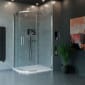 Image of Crosswater: Optix 10 Offset Quadrant Shower Enclosure (10mm)