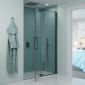 Image of Crosswater: Optix 10 Pivot Shower Door with Inline Panel (10mm)