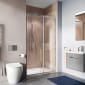 Image of Crosswater: Clear 6 Single Sliding Shower Door