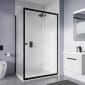 Image of Crosswater: Clear 6 Single Sliding Shower Door with Side Panel