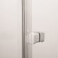 Image of Crosswater: Clear 6 Single Sliding Shower Door with Side Panel