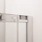 Image of Crosswater: Clear 6 Single Sliding Shower Door with Side Panel