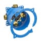 Image of Roca: T-3000 Wall-mounted Built-in Round Thermostatic Shower Mixer Valve (2-Way)