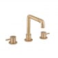 Image of Crosswater MPRO Industrial 3 Hole Deck Mounted Basin Tap Set