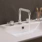 Image of Crosswater MPRO Industrial 3 Hole Deck Mounted Basin Tap Set