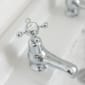 Image of Burlington Traditional Pillar Basin Taps