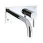 Image of Crosswater Design Wall Mounted 2 Hole Basin Tap Set