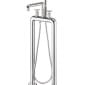 Image of Crosswater Union Freestanding Bath Tap With Shower Kit