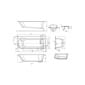 Image of Britton Clearline Viride Offset Bath
